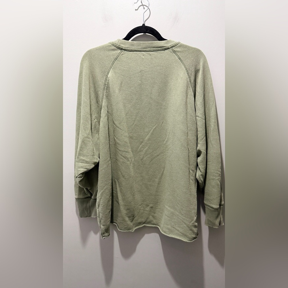 Aerie City Raw Cut Oversized Crew - Picture 3 of 6